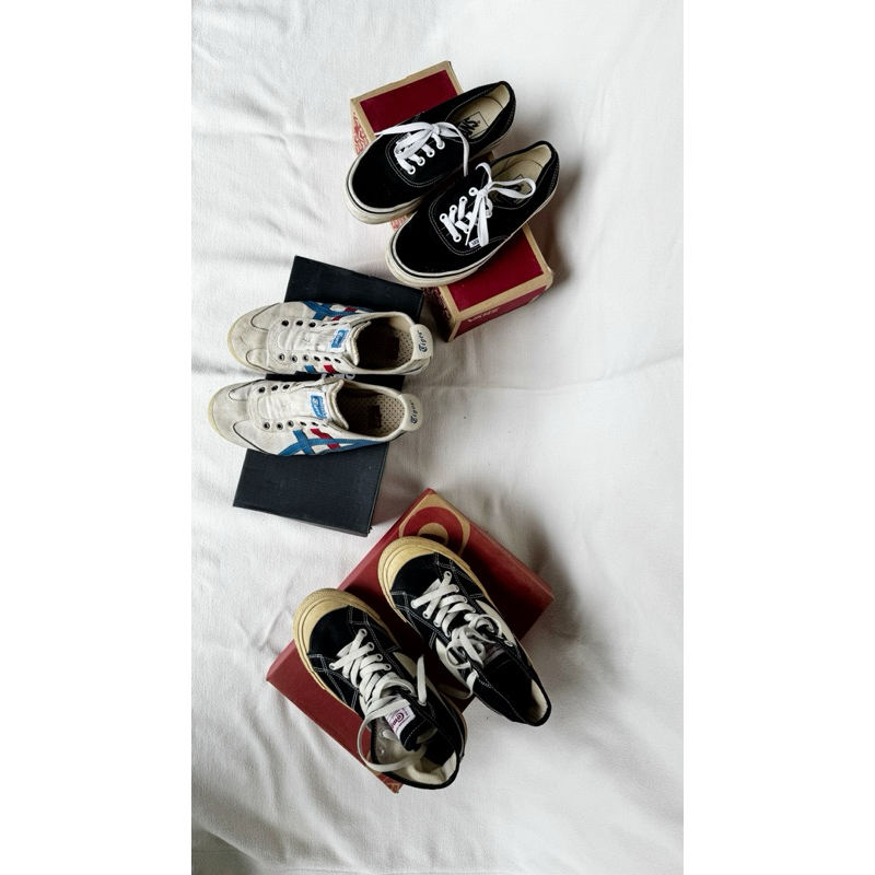 ORI sepatu cewek preloved onitsuka vans compass