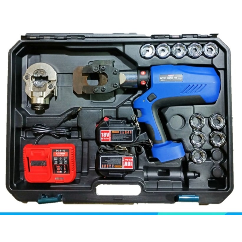 Tang Press Potong Kabel 2in1 Baterai