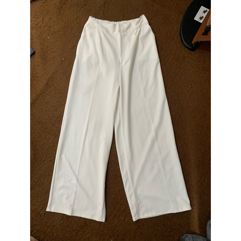 Celana Kulot Bahan Knit