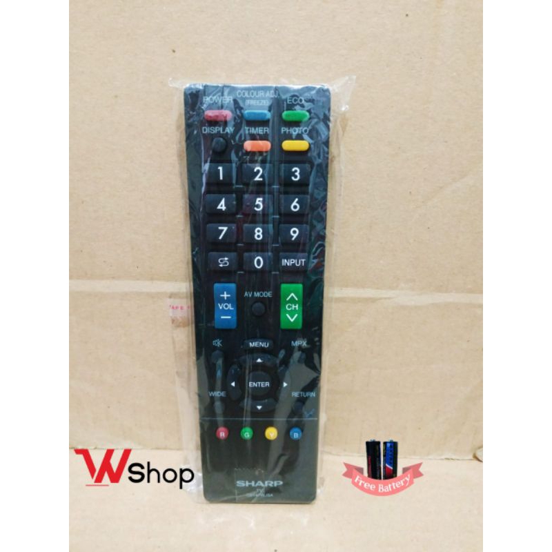 REMOT TV LCD LED SHARP SMART TV ECO TIMER ORIGINAL 100%
