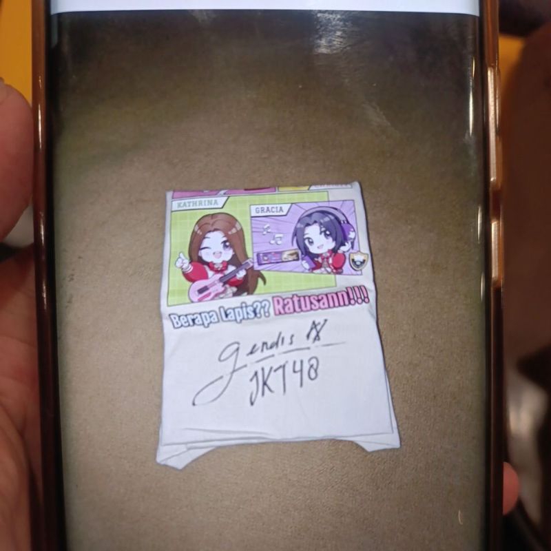 Kaos Top Spender Tango Gendis jkt48