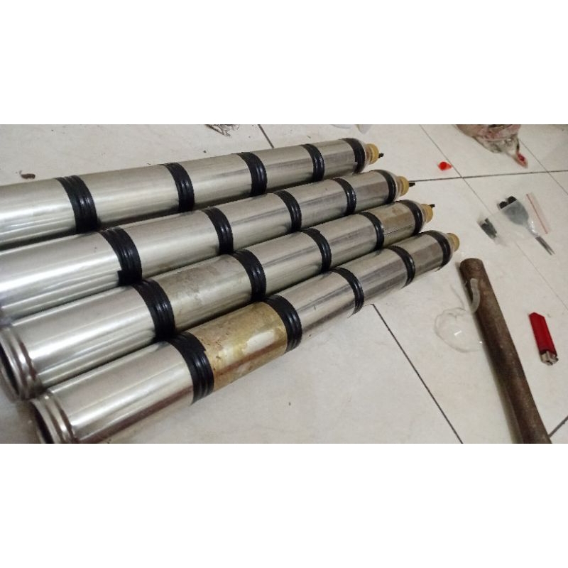 meriam spirtus dari kaleng 5 tingkat