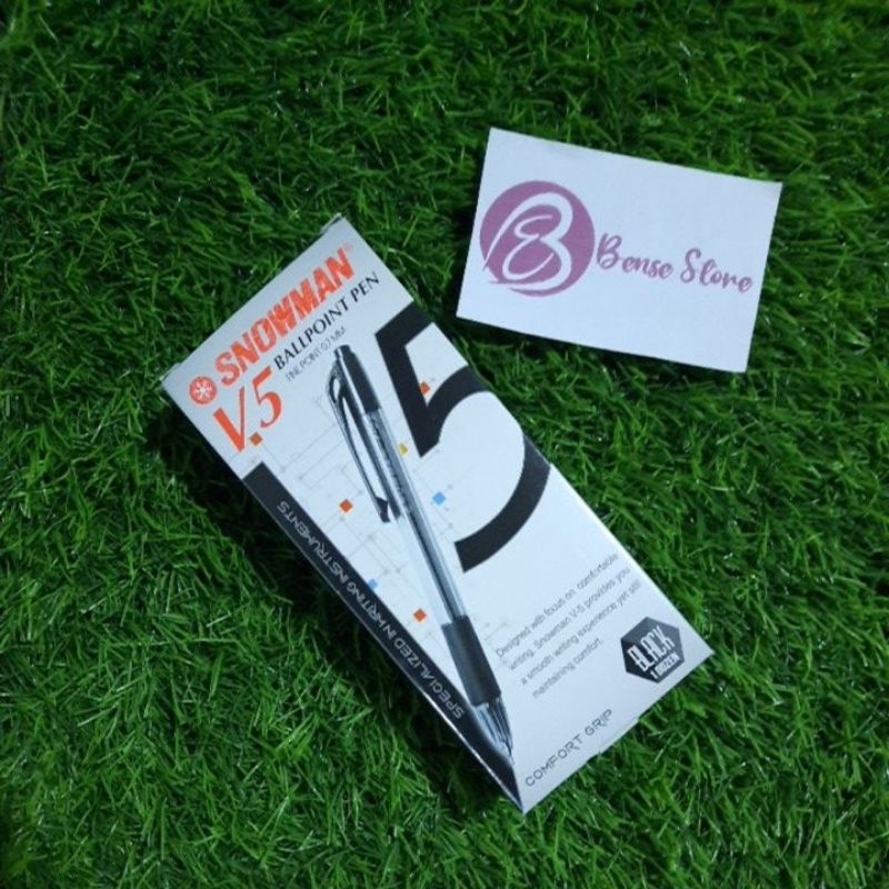 

1 Lusin Pulpen Snowman V5 Hitam 0.7mm