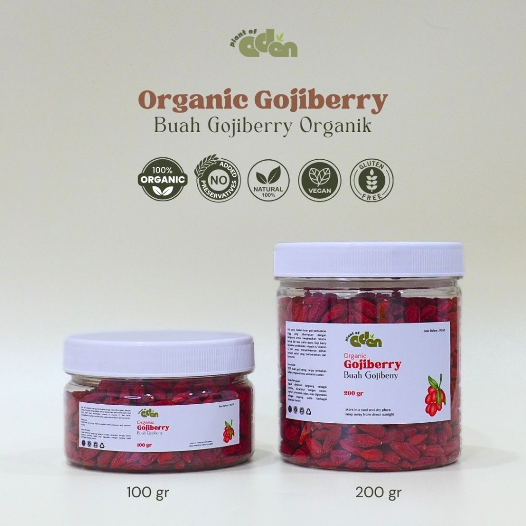 

Plant of Eden - Organic Gojiberry | Buah Gojiberry Organik