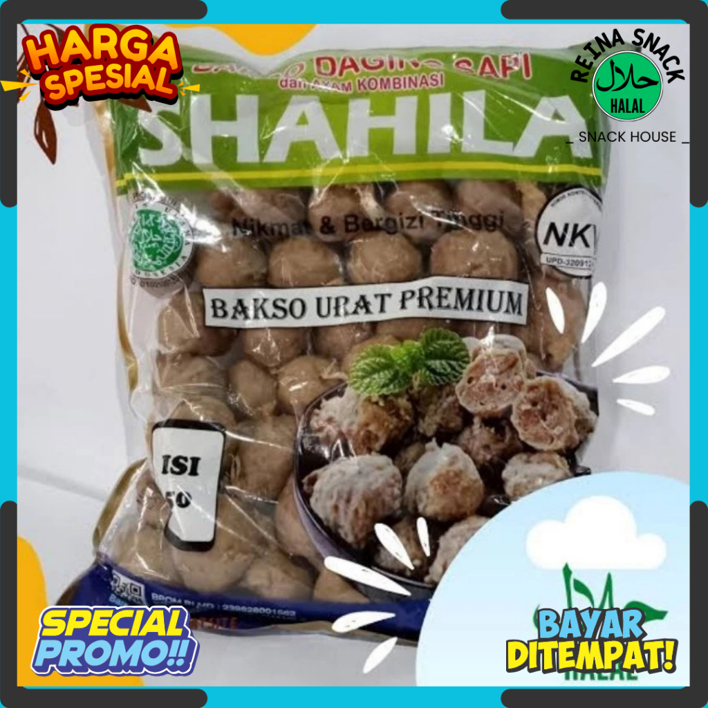 

SHAHILA Bakso Urat Premium isi 50 butir
