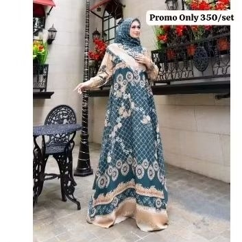 Audrey Series gamis set scarf zarah sarkis