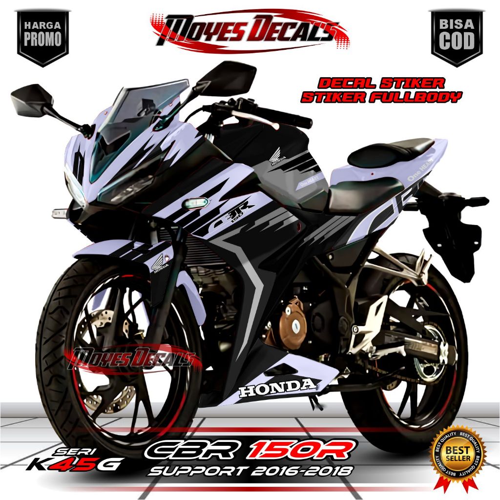 ⭐⭐⭐⭐⭐ BISA COD Decal Stiker CBR 150R 2019-2020 Full Body Motif Hayabusa Warna Merah