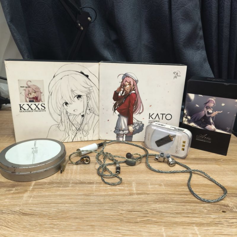 Paket Moondrop + DAC (IEM Kato + Aria + Kxxs box Only)