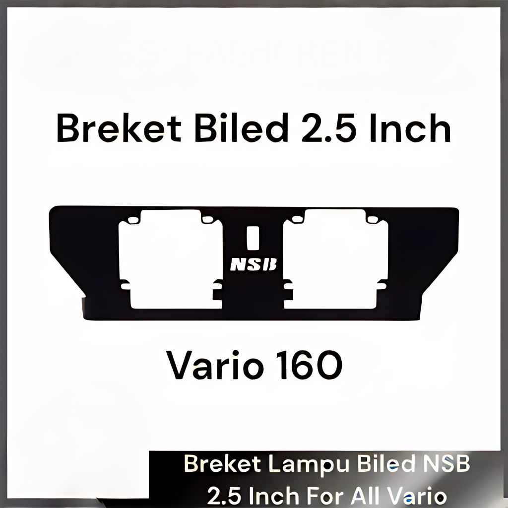 sew (SV) Breket Dudukan Lampu Projie Biled 2,5 inch HID Vario 160/Vario 110 FI /Vario 125 OLD/Vario