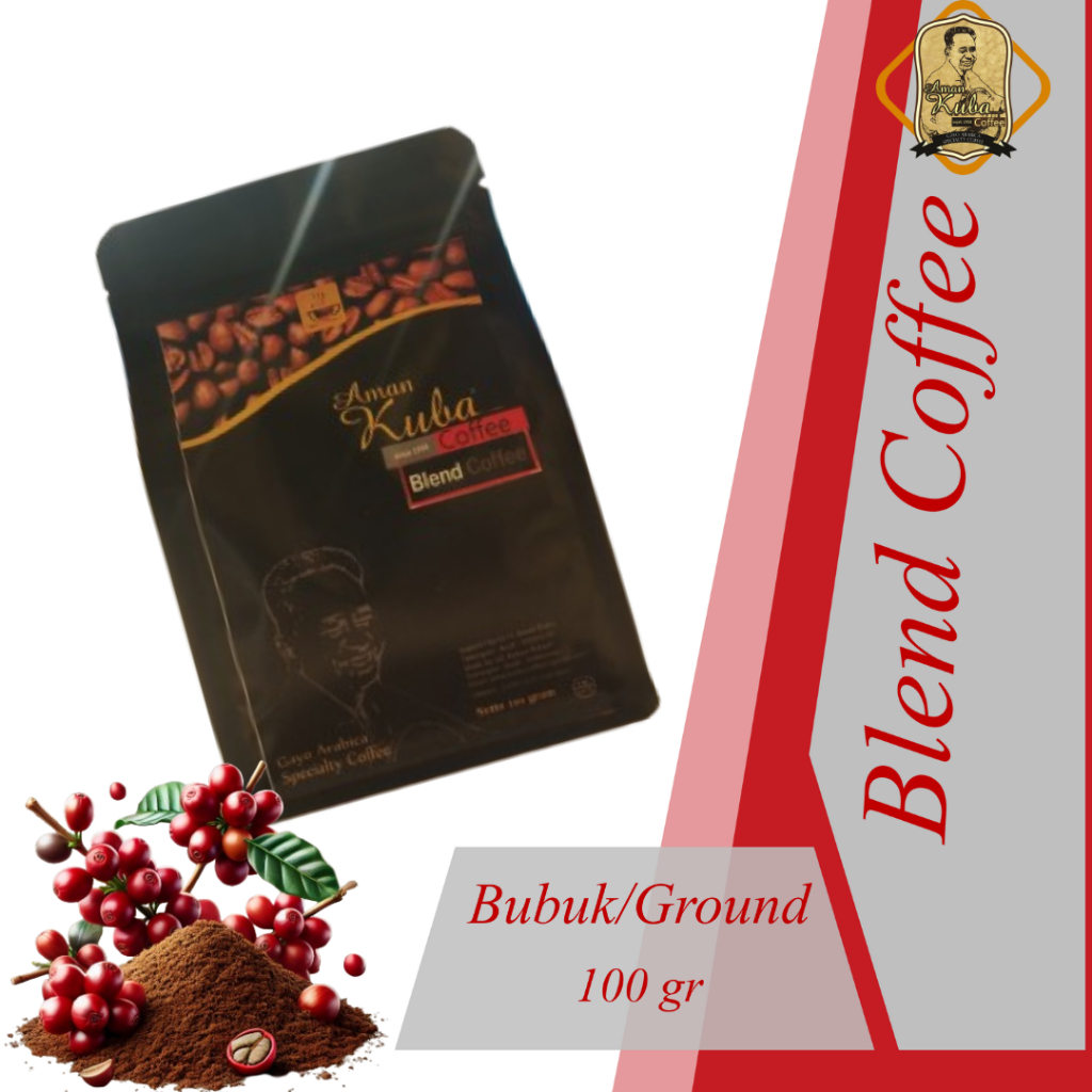 

Aman Kuba Coffee II Gayo Arabika Aceh Takengon Blend Coffee Murah II Bubuk II 100g II 250