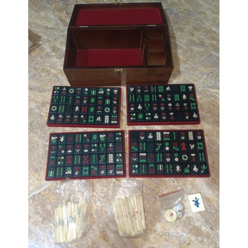 Japanese Riichi Mahjong Set - Japan Maciok Mahyong Jepang