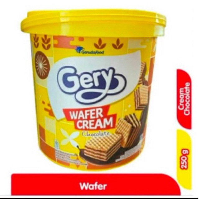 

GERY WAFER CREAM CHOCOLATE TOPLES 250gr/ WAFER GERY MURAH/WAFER COKELAT MURAH