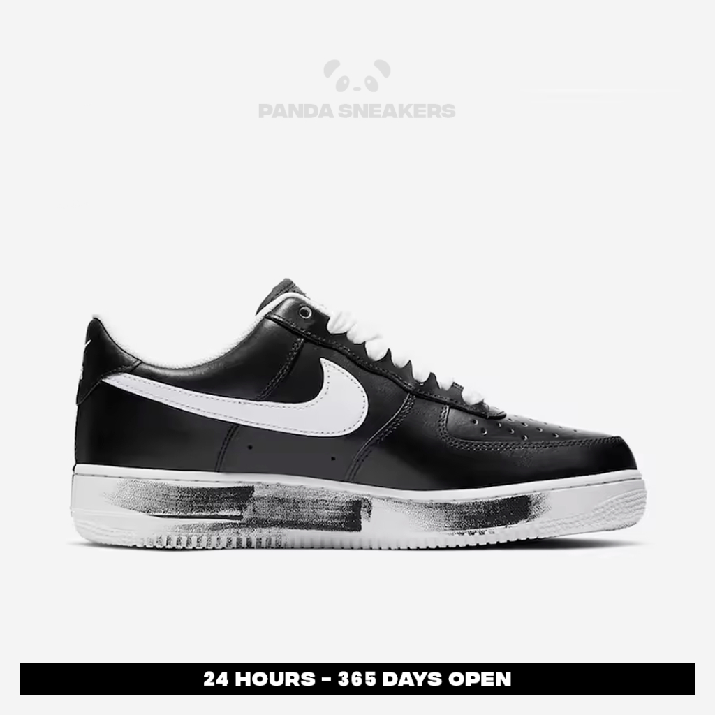 Sepatu Nike Air Force 1 Low Paranoise G Dragon 1.0  OG Black White Sneakers Authentic