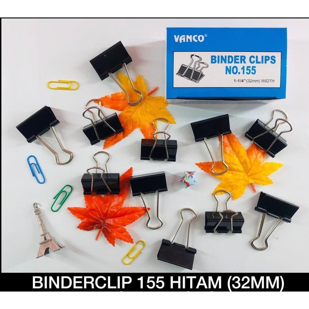 

Binder Clips 155 Penjepit Kertas Ukuran Sedang Isi 12