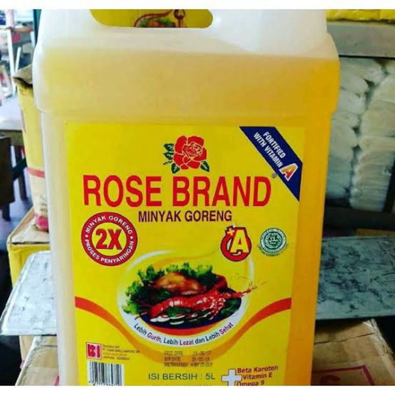 

Minyak makan rose brand 5000ml/ rose brand minyak goreng 5liter