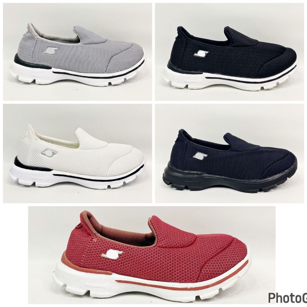 SEPATU SKECHERS GO WALK/SEPATU SLIP ON RUNNING JOGGING SANTAI FORMAL WANITA