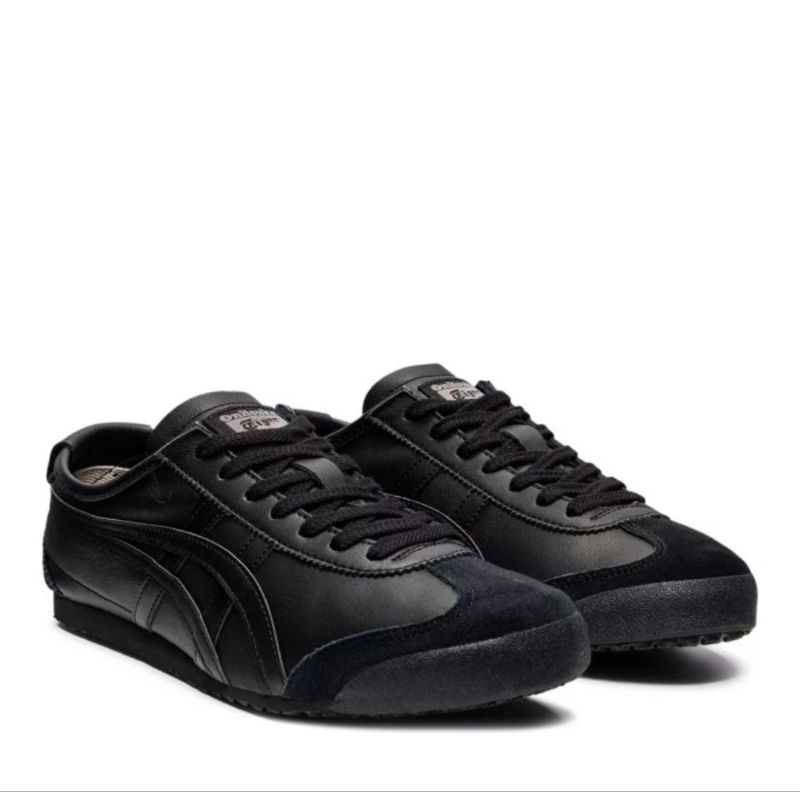Sepatu Casual onitsuka tiger mexico 66 full black