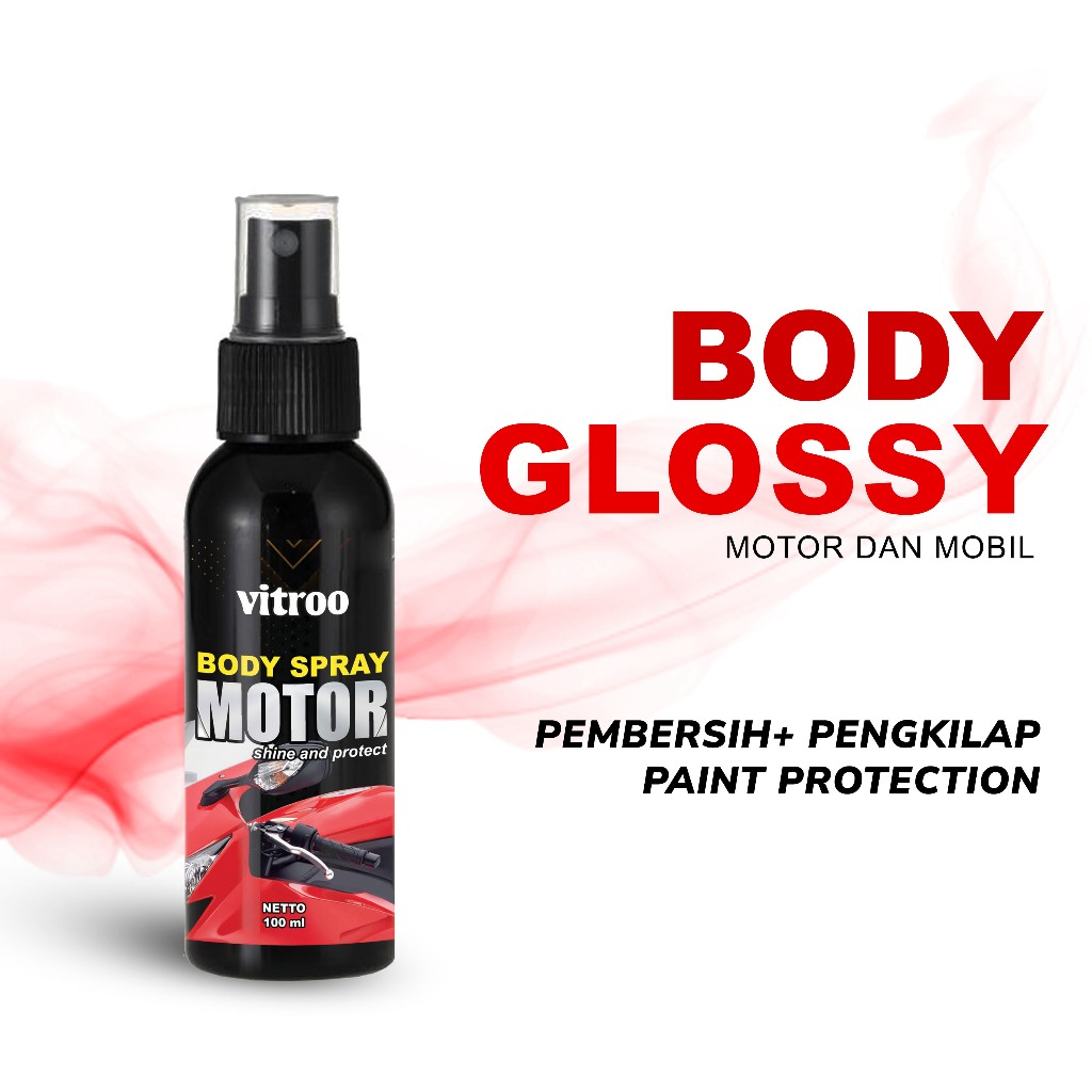 Body Spray Pengkilap Cat Body Dashboard Motor dan Mobil