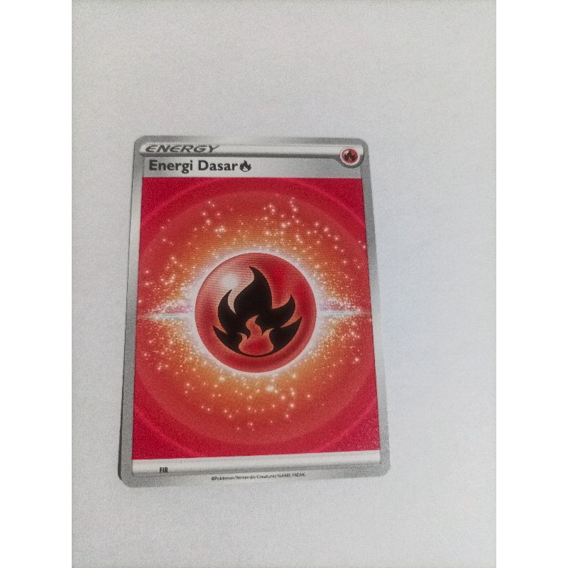 Energi Dasar Api - FIR - Starter Deck Version - Pokemon TCG Indonesia