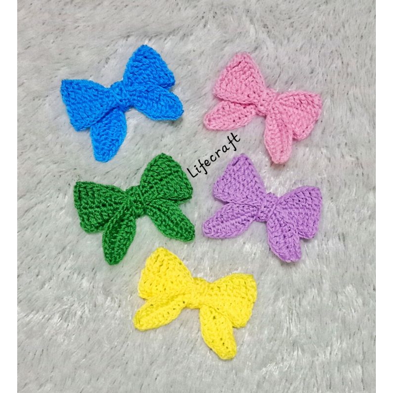 Aplikasi Pita rajut hiasan tempel pita rajut