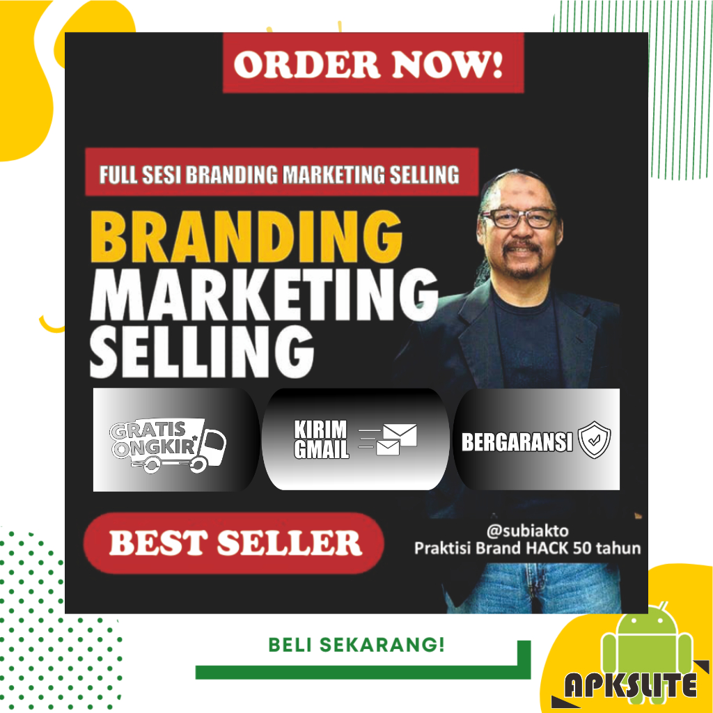 Ecourse - Branding Marketing Selling - Subiakto 50 tahun pengalaman | Bergaransi
