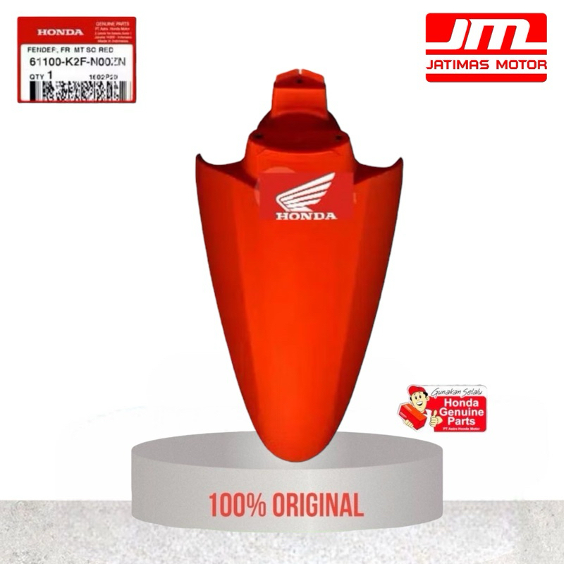 61100-K2F-N00ZN Spakbor Depan Merah Doff Scoopy K2F