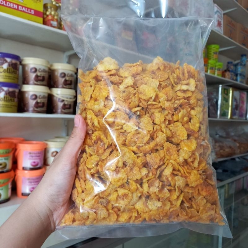 

emping jagung pedas manis 500