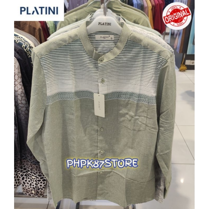 Kemeja koko panjang pria Original merek  PLATINI