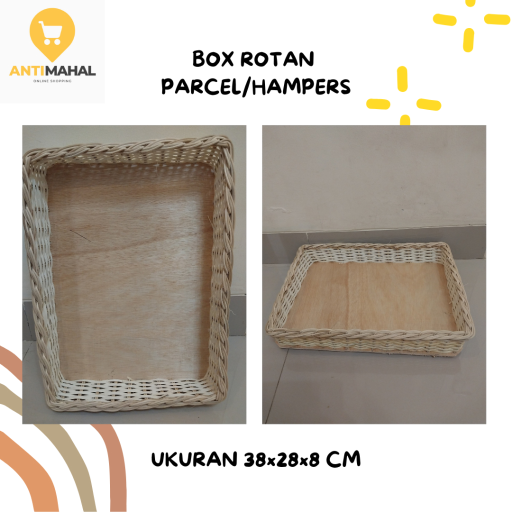 Kotak Rotan Parcel – Box Rotan Hampers Lebaran - Elegan, Unik, & Multifungsi