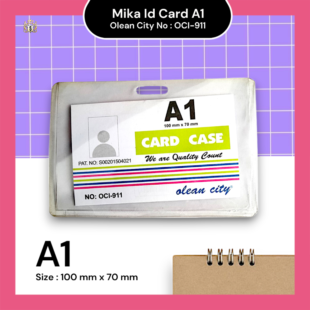 

Case Card Olean City / Mika Id Card Serbaguna Ukuran A1 ( 100 mm x 70 mm )