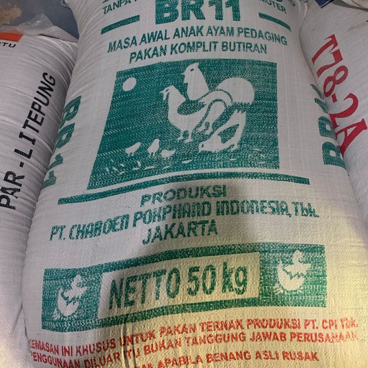 Pakan Ayam Pakan Anak Ayam Pedaging Hi-Pro BR11 Butiran Eceran Per Kg