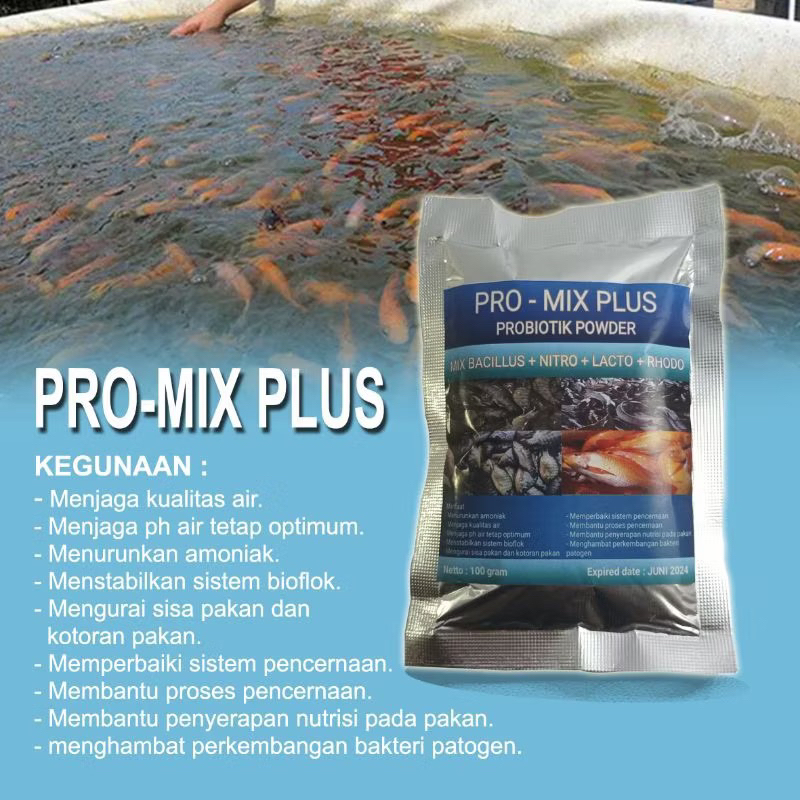 probiotik promix plus probiotik starter kolam bioflok probiotik ikan probiotik udang