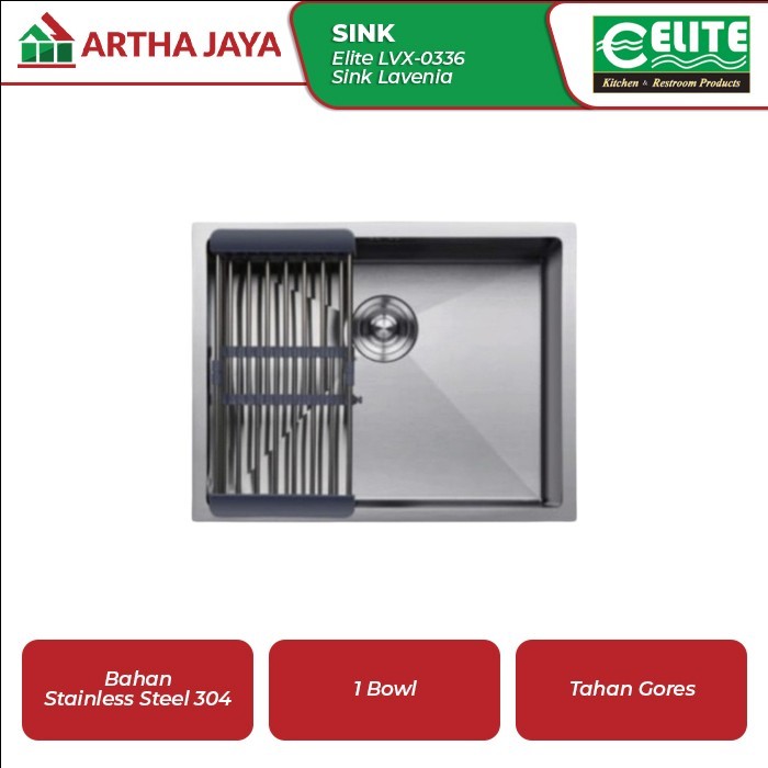 ELITE BAK CUCI PIRING KITCHEN SINK LVX-0336 SINK LAVENIA