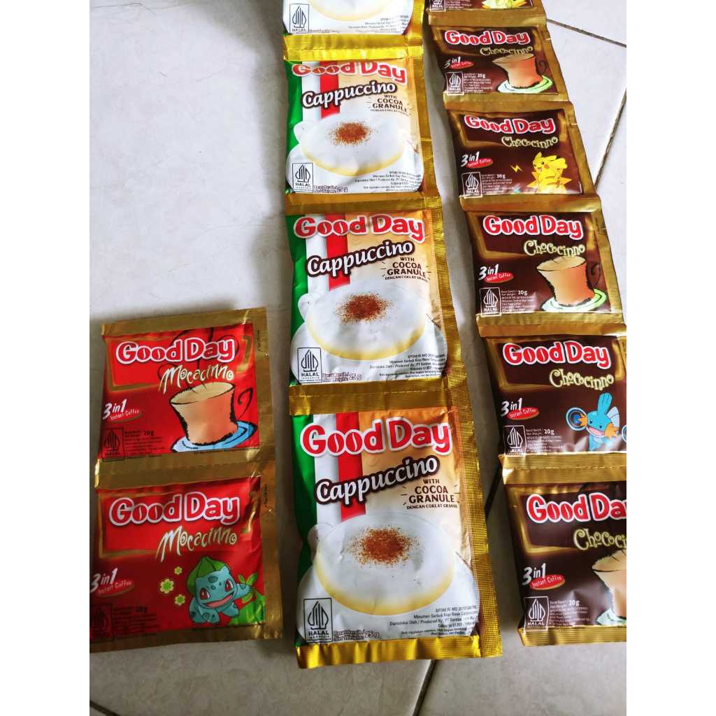 

Kopi Good Day | Mocacinno | Chococinno | Capucinno