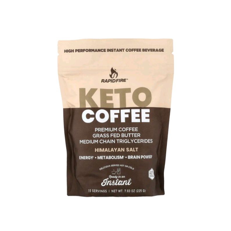 

Rapidfire Keto Coffee 7.93 oz (225 g)