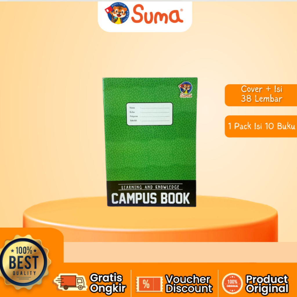 

SUMA BUKU TULIS CAMPUS SOLID 38 LEMBAR