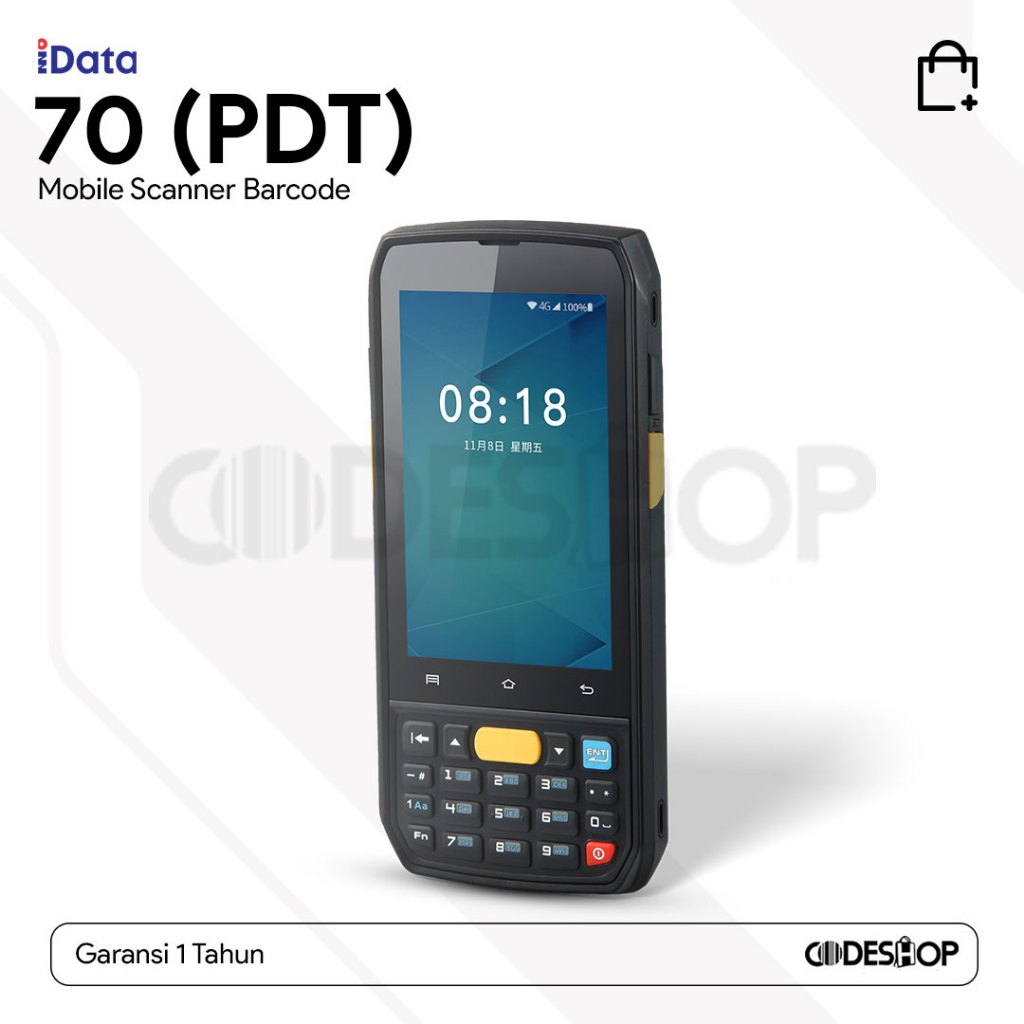 SCANNER BARCODE IDATA 70 Ekspedisi Cargo Warehouse iData70 PDT Android