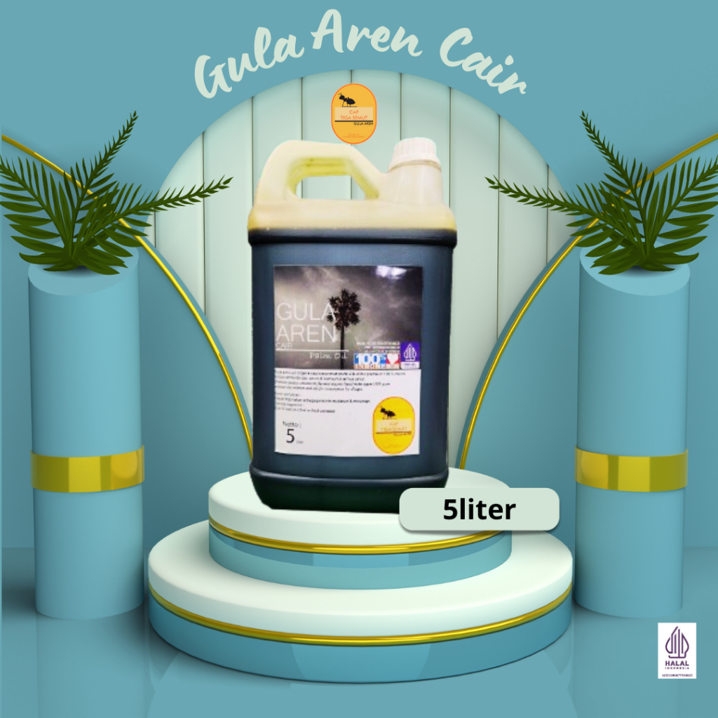 

Cap Tiga Semut Gula Aren Cair 5 Liter PREMIUM QUALITY