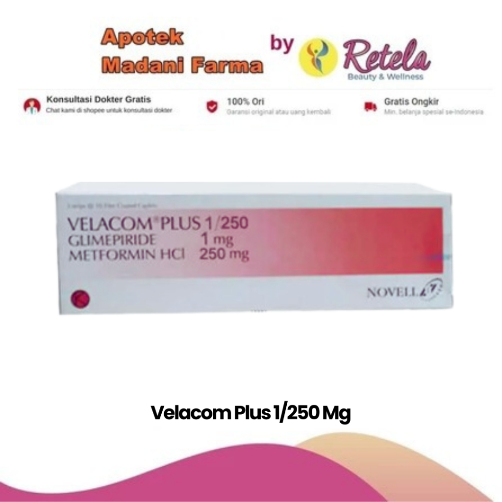 VELACOM PLUS 1/250 1 BOX 30`S ORIGINAL