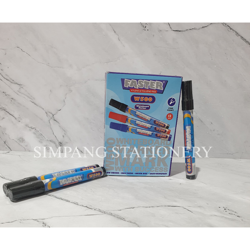 

FASTER Spidol Marker & White Board HITAM / dsn