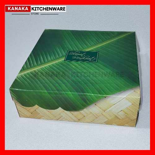 KOTAK KUE DAUN BESEK R5K R10K / KOTAK JAJAN / PACKAGING KARTON