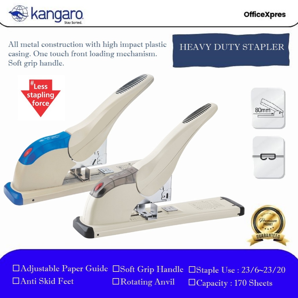 

Stapler Jilid DS-23S20FL / Alat Staples Jilid DS 23S20 FL / Hekter Jilid Besar / Heavy Duty Stapler DS 23S20FL KANGARO
