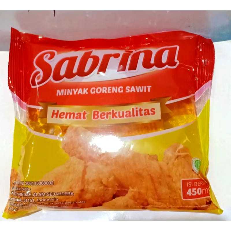 

Minyak Goreng Sabrina 450 Ml