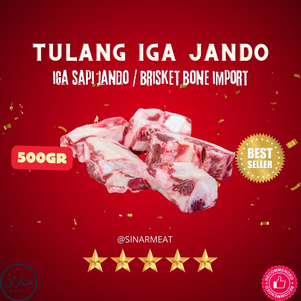 

TULANG IGA JANDO SAPI PREMIUM DAGING 500GR