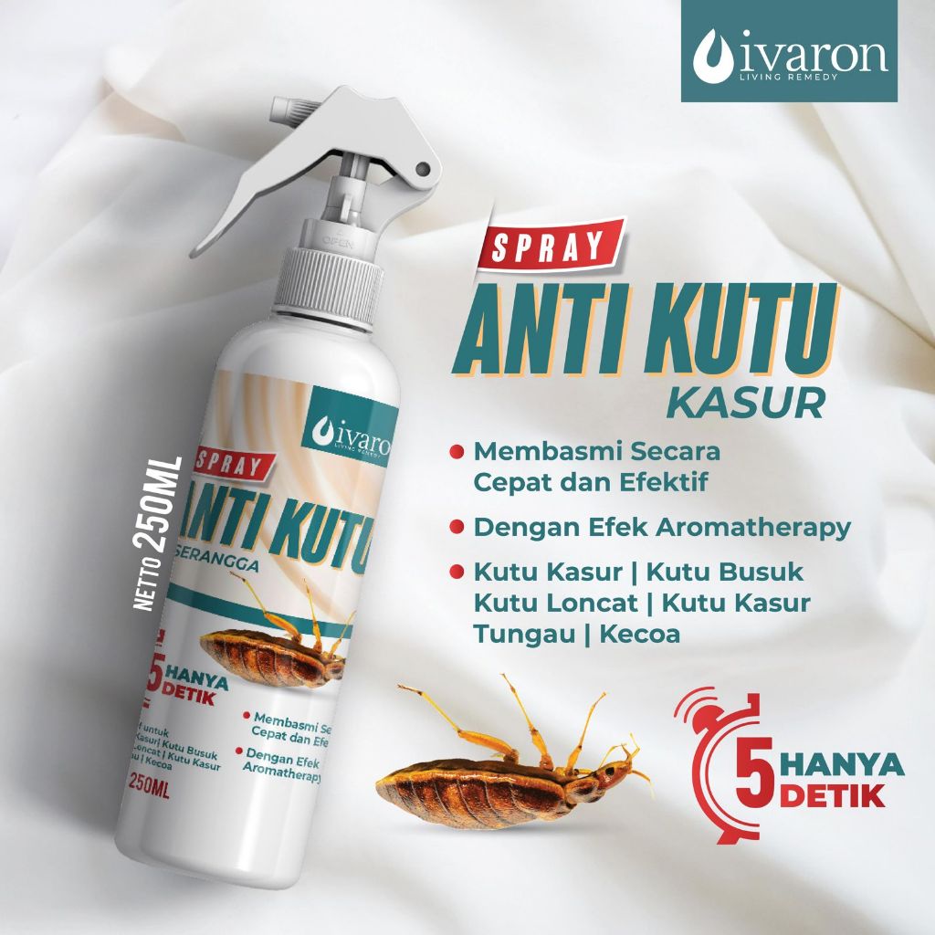 PROMO IVARON PEMBASMI KUTU KASUR OBAT ANTI KUTU SEMPROTAN PEMBASMI TUNGAU OBAT KUTU BUSUK AMPUH -