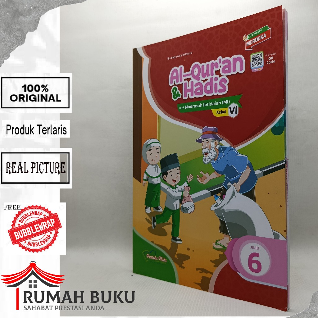 Al-quran Hadist kelas 6 pustaka mulia