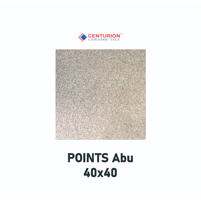 Keramik Lantai 40x40 untuk garasi teras motif bintik granit centurion points