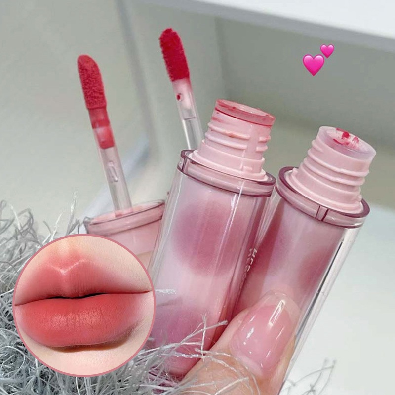 [COD]Herorange Lip Gloss Velvet Matte Pigment Korean Lip Cream Lipstik Waterproof-GY