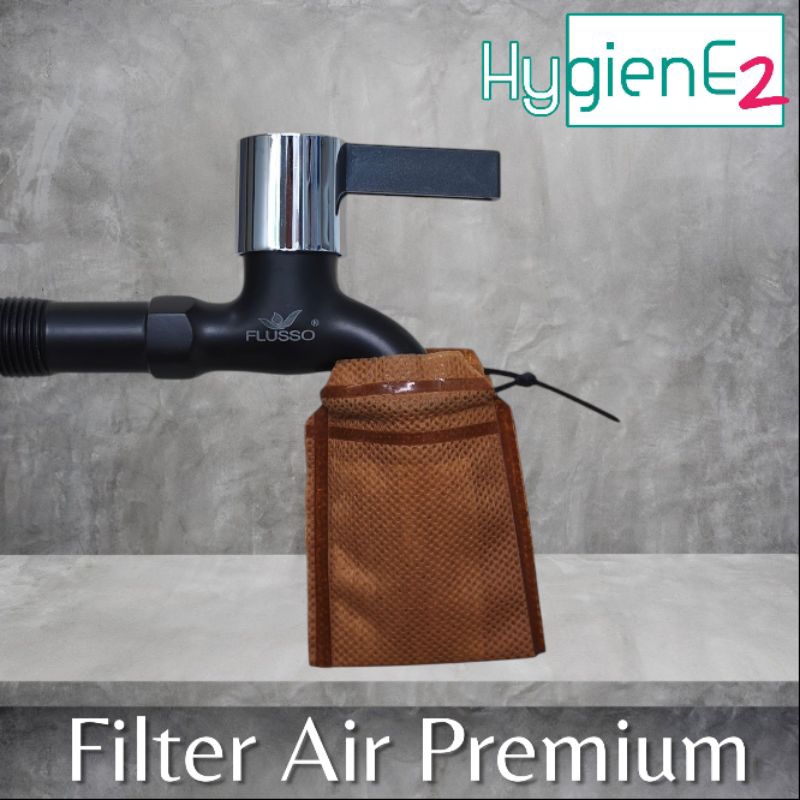 HYGIENEZ Filter Air Kran Terbaik Saringan Kain 3 Lapis Mikron Semi Hepa Kantong Kantung Sambungan Ta