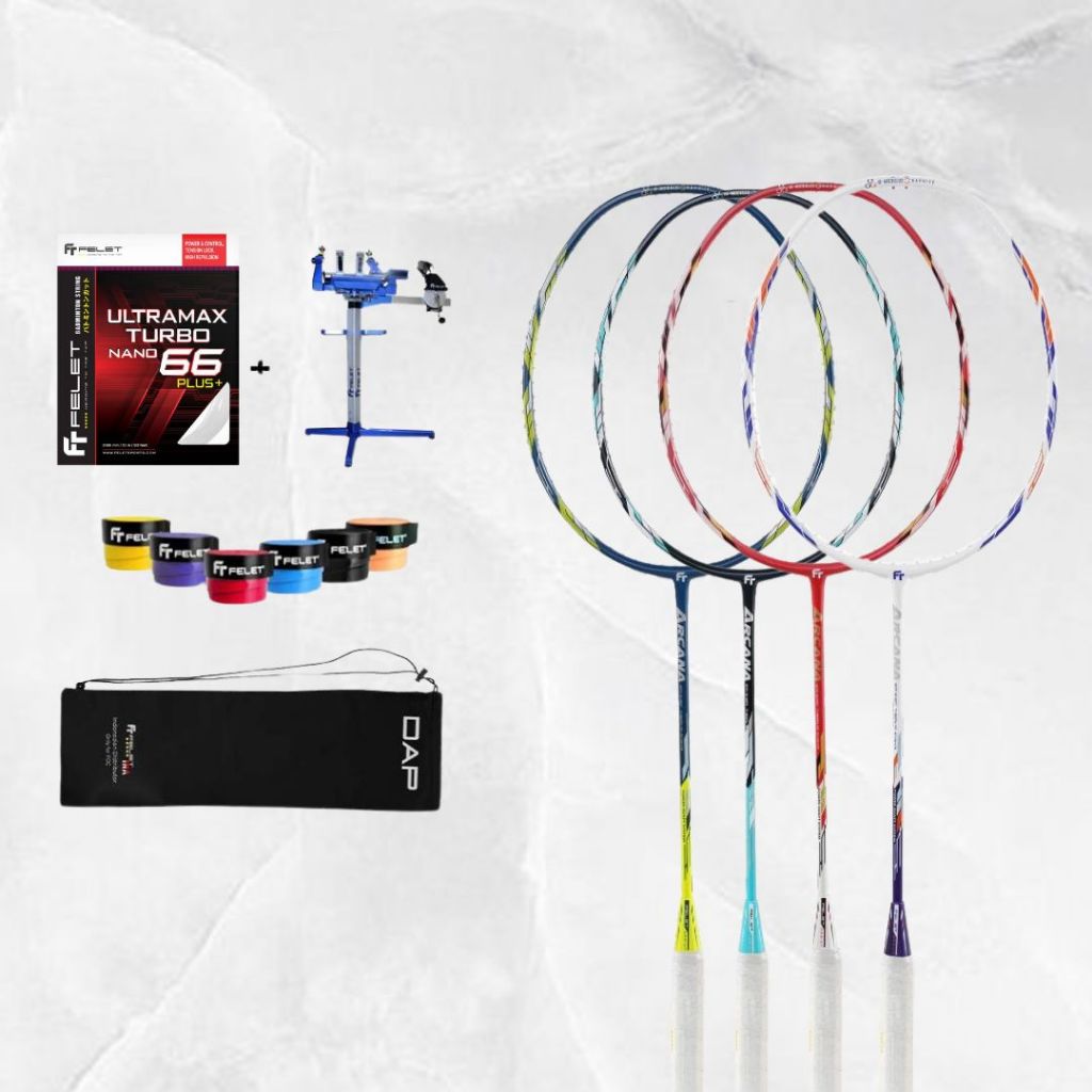RAKET BADMINTON FELET ARCANA 100% ORIGINAL